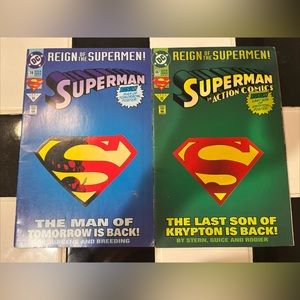 DC Comics Superman Reign Of The Supermen #78 AND #687
